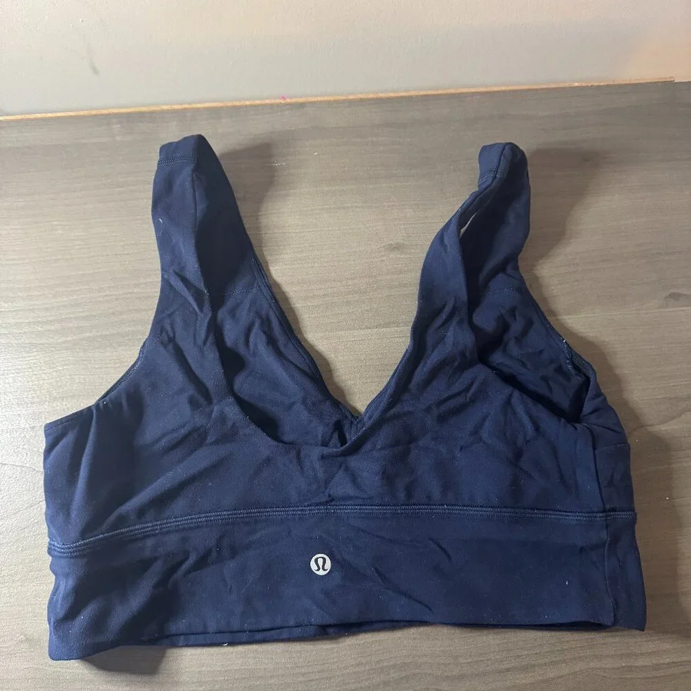 Lululemon Align Bra C/D Cup Size 12, Navy - Picture 2 of 2